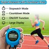 2 Pack Digital Sport Stopwatch Timer for Coaches, ON/Off Countdown