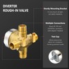 R11000 shower diverter valve rough in function setting integrated kit
