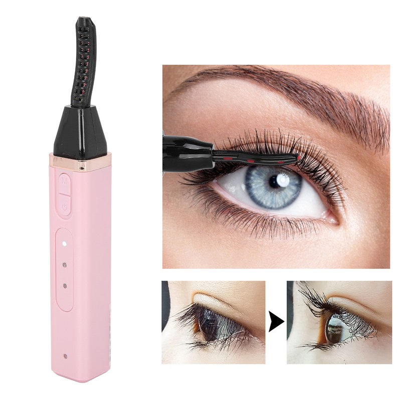 Rechargeable Electric Eyelash Curler Fast Heating Long Lasting Eyelash Curling