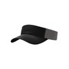 Richardson Trucker Visor Adjustable Black/ Charcoal