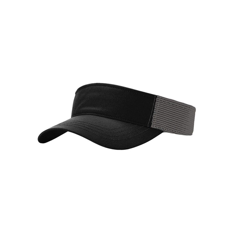 Richardson Trucker Visor Adjustable Black/ Charcoal