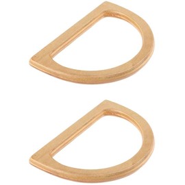 POFET 1 Pair Wooden Purse Handle Easy Attachment Bag Handle for Handbag DIY Accessories