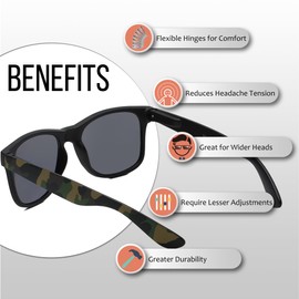 Got Shades Wholesale Bulk Unisex 80's Retro 100% UV Sunglasses for Adults - 10 Pack - w/Flex Hinges