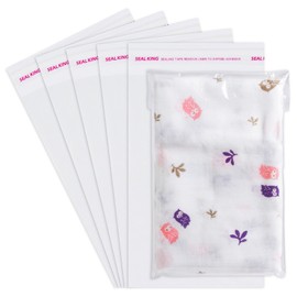 Pomei 4.9" x 7.7" 200 PCS Clear Plastic Self-Sealing Cellophane Bags - Resealable Clear Poly Cello Bags for Packaging, Cookies, Candies, Pastries