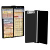 WhiteCoat Clipboard - Vertical - Black - Anesthesia Edition