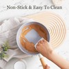 ROCKURWOK Ceramic Nonstick Sauce Pan with Lid, 2.2 Quart Cooking