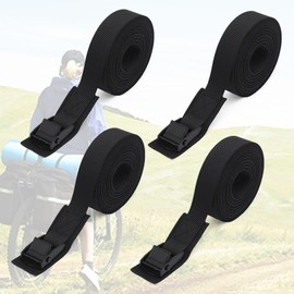 Ayifan16ft Lashing Straps with Adjustable Cam Buckles Tie Down Cinch Straps up to 550lbs for Packing,Cargo,Luggage,Motorcycles,Truck Orange 4 Pack(1" x 16')