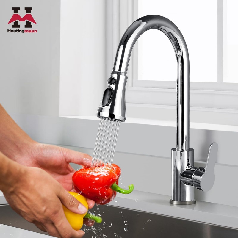 Pull Down Spray Head for Kitchen Faucet, Houtingmaan Kitchen Spray