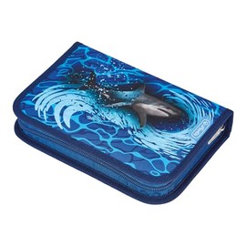 herlitz 31-piece pencil case, Blue Shark, Pencil case
