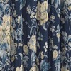 Traditions by Waverly Forever Yours Floral Window Valance, Indigo