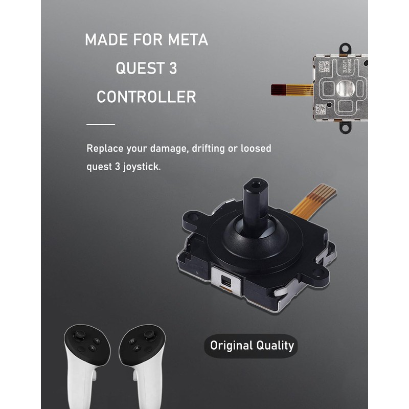 Ikpek 4 Pack Joystick Replacement Kit for Meta Quest 3