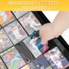 Premium 1000+ Pockets Trading Card Binder, 16-Pocket Ringless Side-Loading Album