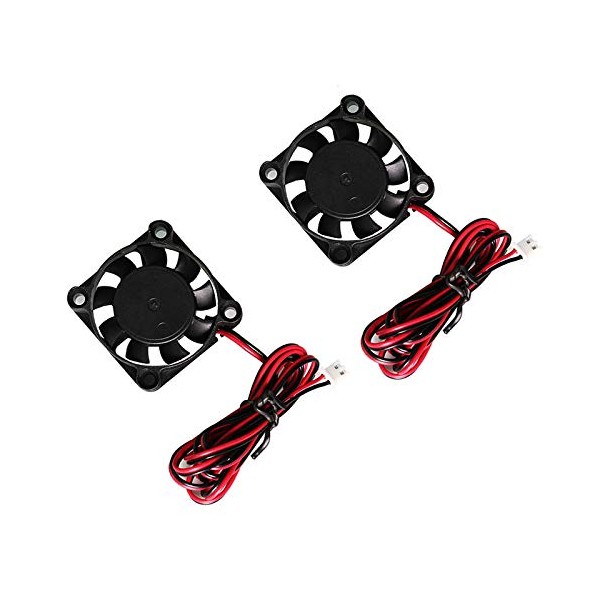 Tooloflife DC Brushless Cooling Fan 40x40x10mm, 24V/12V, 4010, 7CFM, Quiet,