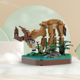 MEIEST Mini Animals Building Blocks Set,Land Animal Themed Collection Construction Building Bricks Toy,Cute Home Decors,6+(Antelope)