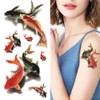 Oottati 2 Sheets Waterproof Arm Hand Temporary Tattoo Stickers 3D