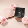 Elspeth 1.5CT 925 Sterling Silver Engagement Rings for Women Princess