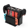 OLYGIVE Switch 2 Game Storage Tower, Switch 2 Stand Holder