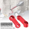 Windance 2pcs 10mm Motorcycle Rearview Mirrors Mount Riser Extend Adapter