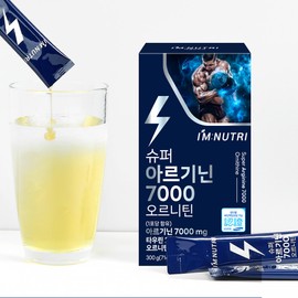 I'm Nutri Super Arginine 7000 Ornithine Lemon Flavor Liquid Stick 15 Packets, 1 Piece / 아임뉴트리 슈퍼 아르기닌 7000 오르니틴 레몬맛 액상스틱 15포, 1개