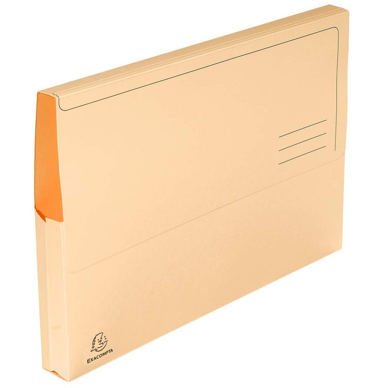 Exacompta 47970E Super DIN A4 Folder Made from Sturdy Manila