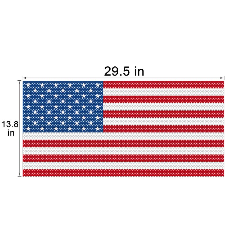 Hooke Road Wrangler JL & Gladiator Grill Insert Flag Grille