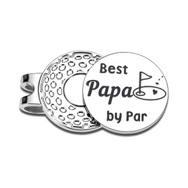 Golf Gifts for Men New Dad Golf Ball Marker Hat Clip Golf for Papa Gender Reveal Ideas Birthday Gifts for Dad from Daughter Son Wife Husband Stepdad Christmas Stocking Stuffers First Fathers Day