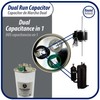 Appli Parts Dual Run Capacitor for ac 40+10 Mfd uF