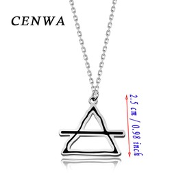 CENWA Element Symbols Fire Earth Water Air Symbol Necklace