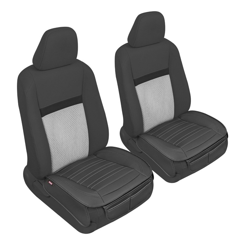 Motor Trend Seat Covers for Cars Trucks SUV, Faux Leather