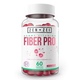 ZENZEI  FIBER PRO  60 Gomitas 100 Veganas Mejora tu Digestión y Salud Estomacal  Formuladas con Fibra de Inulina de Agave y Probióticos  Calidad...   