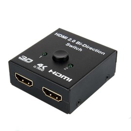 Ziyan HDMI Switch Splitter 1 in 2 Out 4K 3D DTS HD 1080p