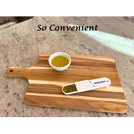 Adjustable Measuring Spoon All-in-One Sliding Measuring Scoop for Preparing Baking Cooking Kitchen Utensil has 1 Teaspoon, 1.5 tsp, 2 tsp, 2.5 tsp, 1 Tablespoon