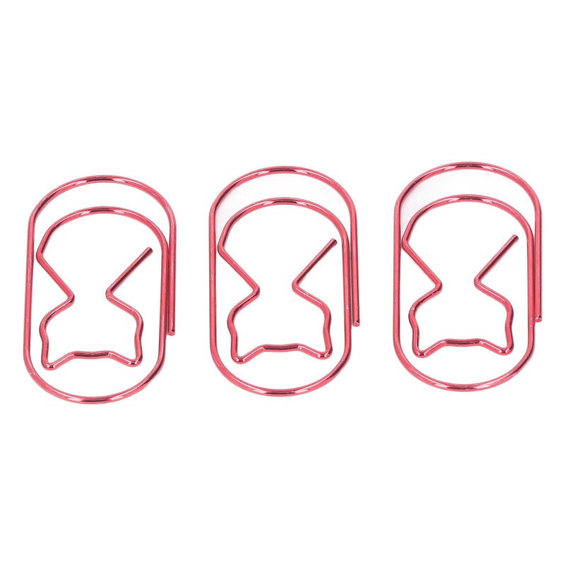 4 Box Cute Cat Paper Clip Fun Shaped Plated Surface