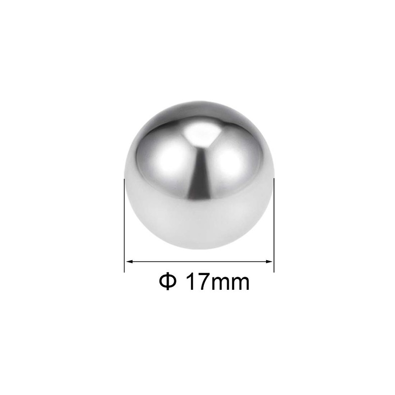 sourcing map 17mm Bearing Balls 304 Stainless Steel G100 Precision