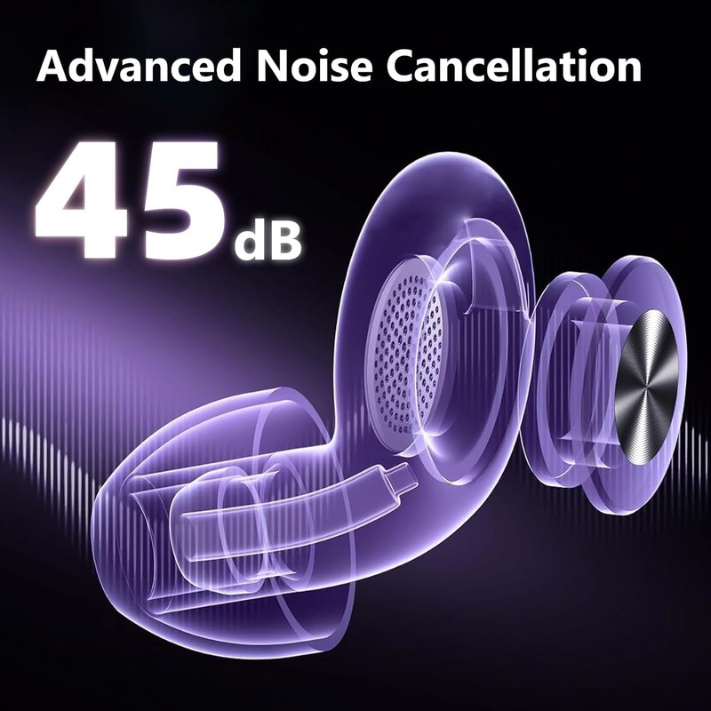 Ear Plugs for Sleeping, 45dB Noise Cancelling Ear Plugs, Ultra-Soft,