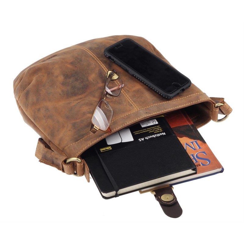 Greenburry Vintage Shoulder Bag Leather 27 cm