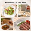 Silverware Set for 8, 40 Piece Stainless Steel Flatware Cutlery