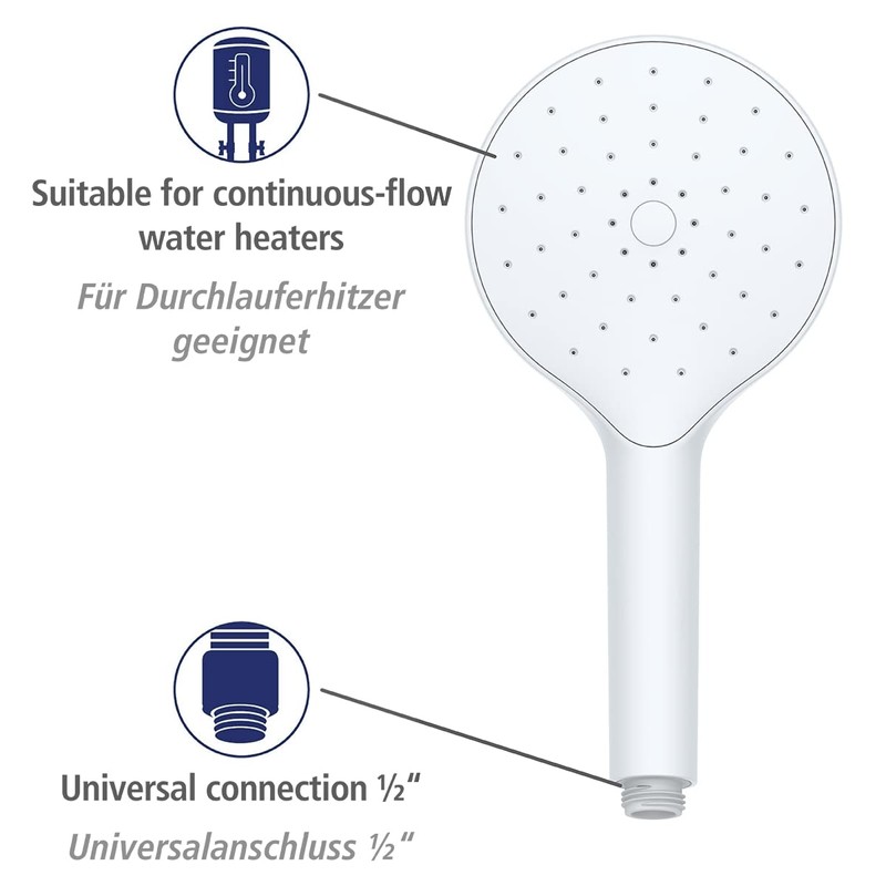 Wenko Wenko Shower Head Automatic Cleaning Shower Head Anti-Limescale with