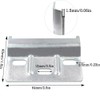 Pack of 8 Metal Support Plates, Cabinet Hanging Rail, Wardrobe