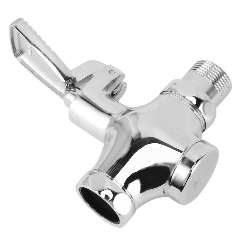 Toilet Foot Pedal Flush Valve Brass Non Slip Easy To