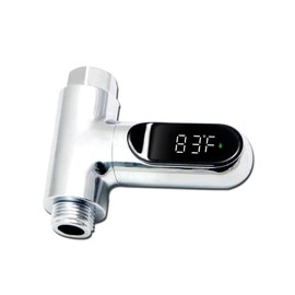 LynsaTac Shower Thermometer Instant-Read Thermometers for Bath, Water Temperature Thermometer with 360°LED Digital Display Rotating Screen, Suitable for Baby Bath Kitchen Bathroom