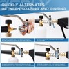Foam Cannon Dual Connector Accessory, Pressure Washer Double Tip Attachment
