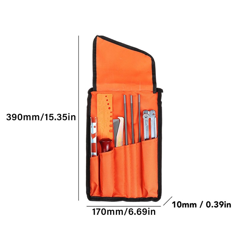 12Pcs Chainsaw Sharpener File Chain Saw Teeth Sharpening Tool Set