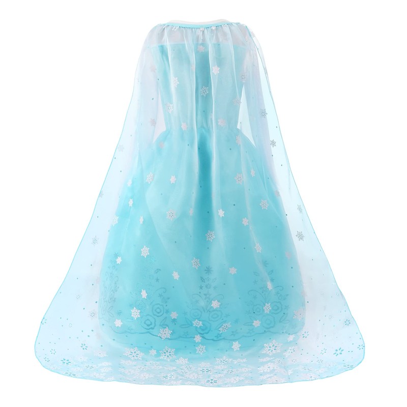 ReliBeauty Girls Sequin Princess Costume Long Sleeve Dress up, Light