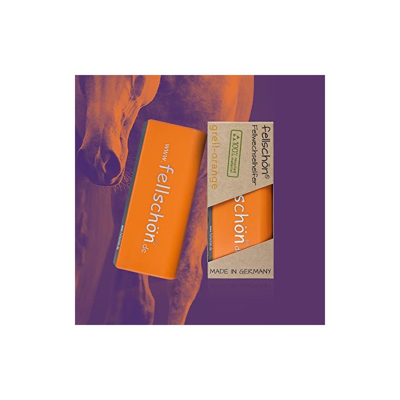 fellschön® Fur Changing Aid Bright Orange 100% Recycled Material