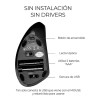 Mouse Ergonomico Inalambrico 2.4 Ghz 10 Metros De Alcance Color