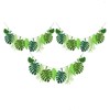 TopHomer Tropical Leaf Banner Hawaii Party Leaves Garland Summer Beach