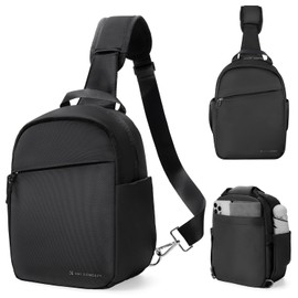 K&F Concept Camera Bag, Shoulder Bag, Camera Shoulder Bag, Sling Bag, Stylish, SLR Camera Bag with Dividers, Water Repellent, Lightweight, Handbag/Shoulder 1.6 gal (5 L) Camera Case, Camera Accessories/Small Accessories/Digital Storage Bag, Travel/Business Trip/Outdoor Photography Bag, Protective, Compact