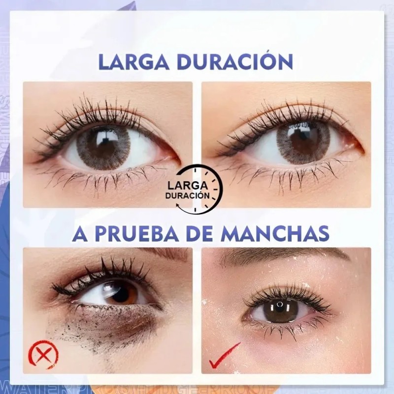 Máscara De Pestañas Generic Volumen Negro A Prueba De Agua