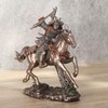 Veronese Design 6 3/4 Inch Japanese Samurai Mounted Cavalry Charge